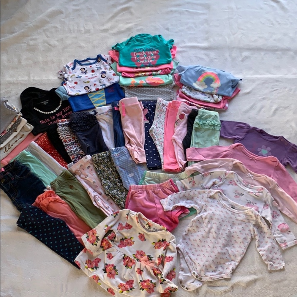 3-6 month baby girl lot